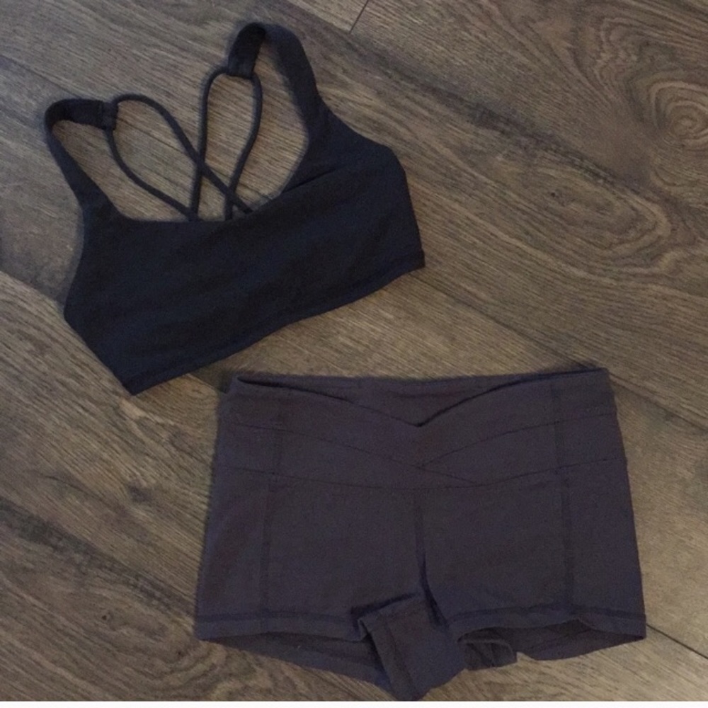 Lululemon grey shorts sz 2